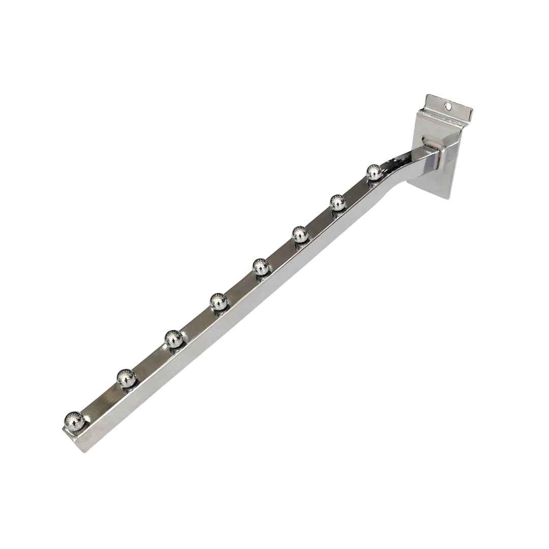 Slat Board Ball Bracket Square Pipe Chrome Plated -  SWBLSQ