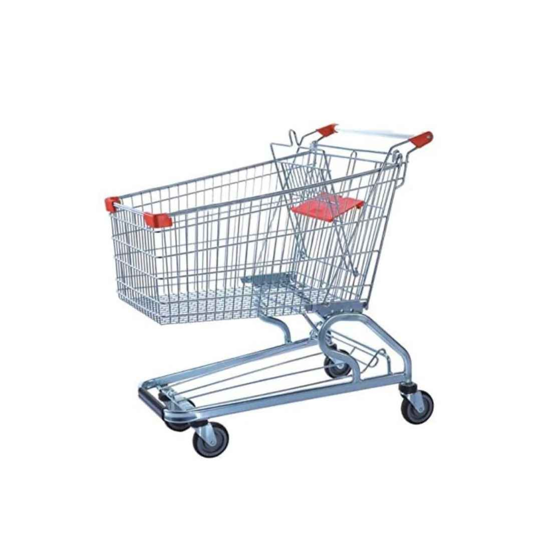 Shopping Trolley Asian Style 210 Liter Galvanize Plated   -  SMT210LA  Size : Length: 106cm x Wide:59cm x Hight: 101cm