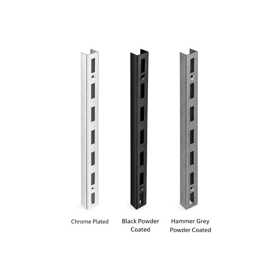 Square Slot Channel Black/ Chrome / Hammer Grey -  SSC240